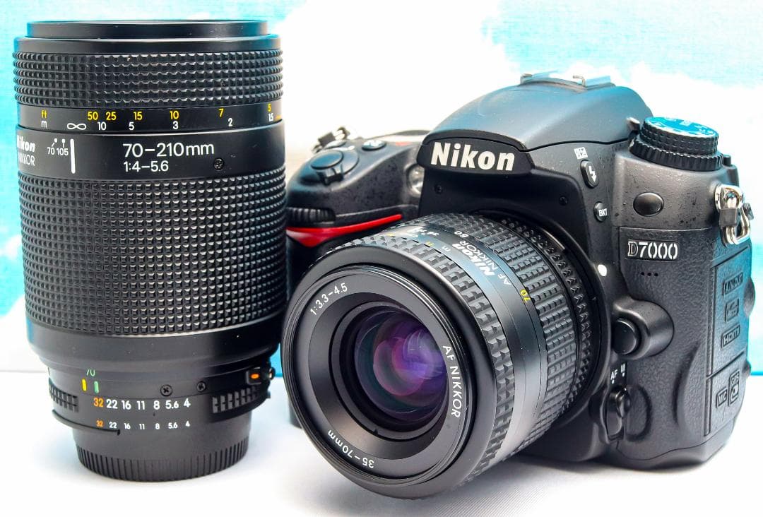 ニコン Nikon D7000⭐️本格一眼レフ！⭐️ダブルレンズ⭐️スマホ転送可