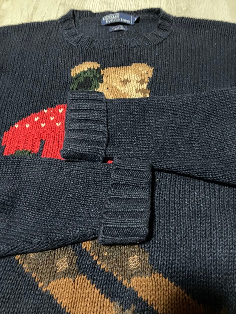 ポロ　バイ　ラルフローレン　ポロベア　ニット　セーター　サイズ　M