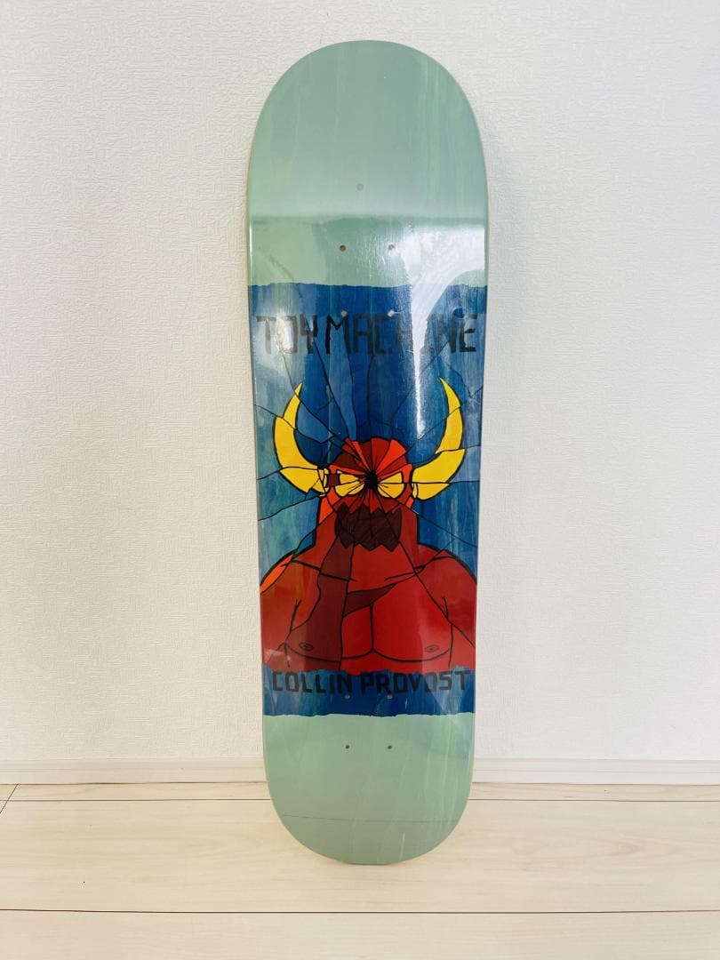 台湾製無地黒デッキテープ付き TOY MACHINE トイマシーン 8.0デッキ