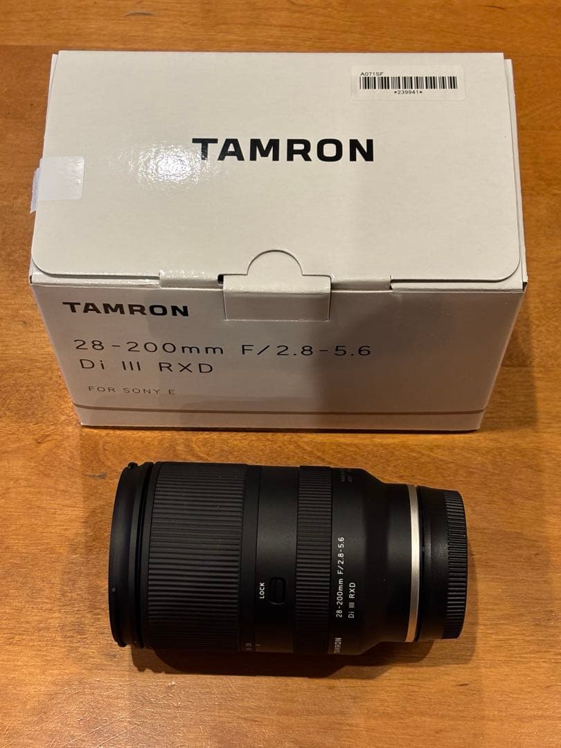 新品 TAMRON 28-200mm F/2.8-5.6 DI III RXD