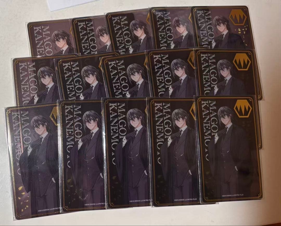 刀剣乱舞 大本丸博 孫六兼元 祝装箔押しクリアカード クリカ