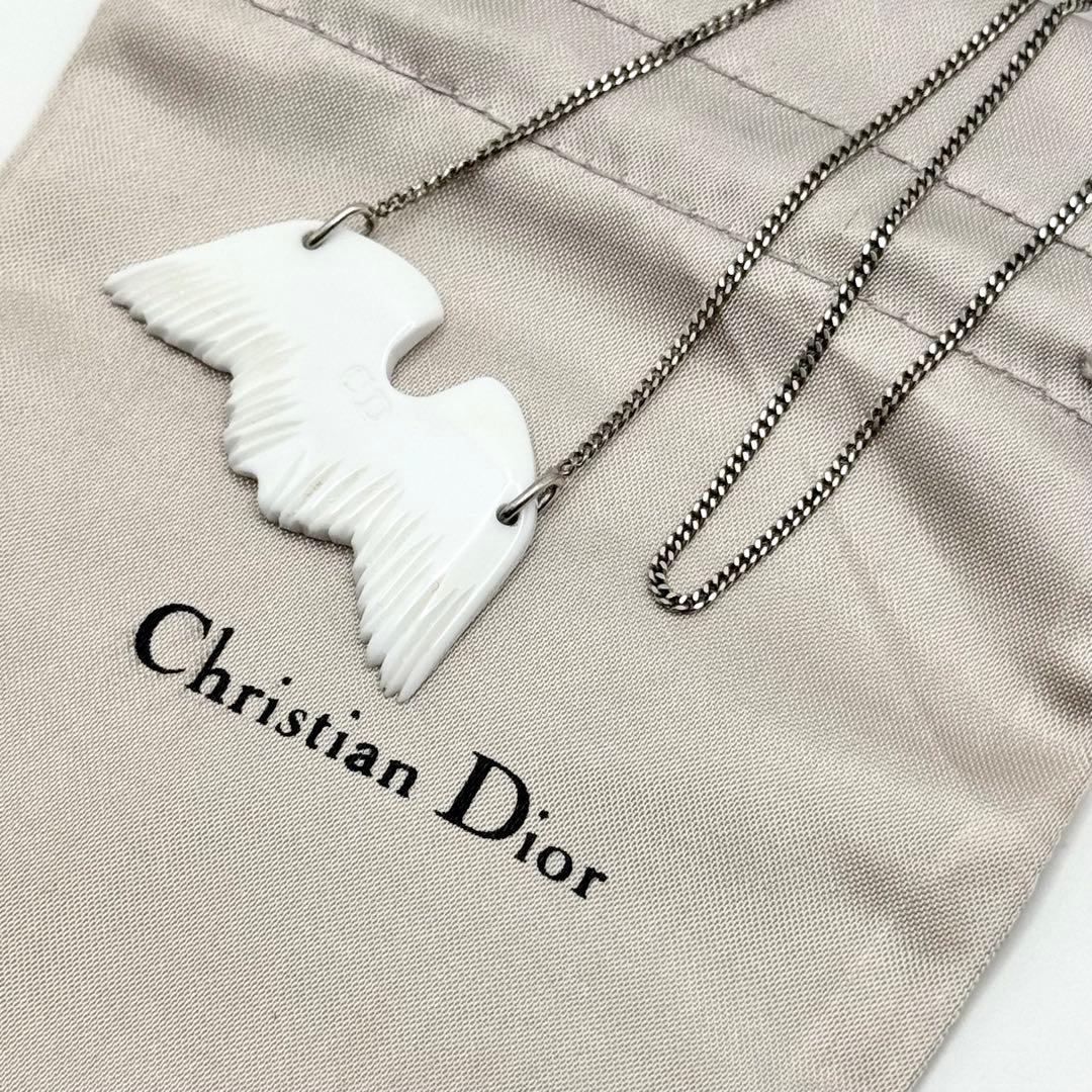 美品 希少✨DIOR HOMME フェザーネックレス ペンダント エディスリマン