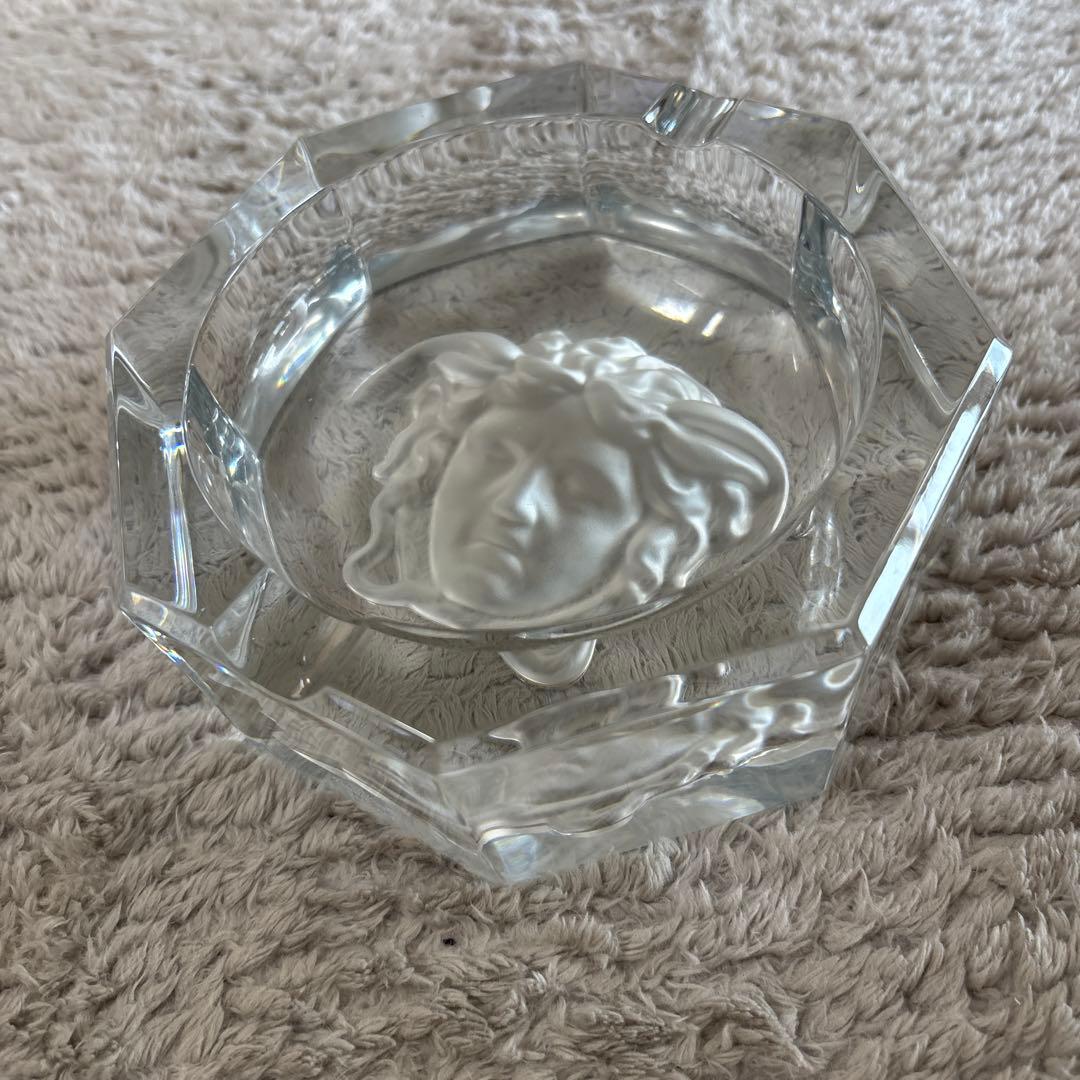 VERSACEヴェルサーチ　メデューサ クリスタル八角形アッシュトレイ灰皿