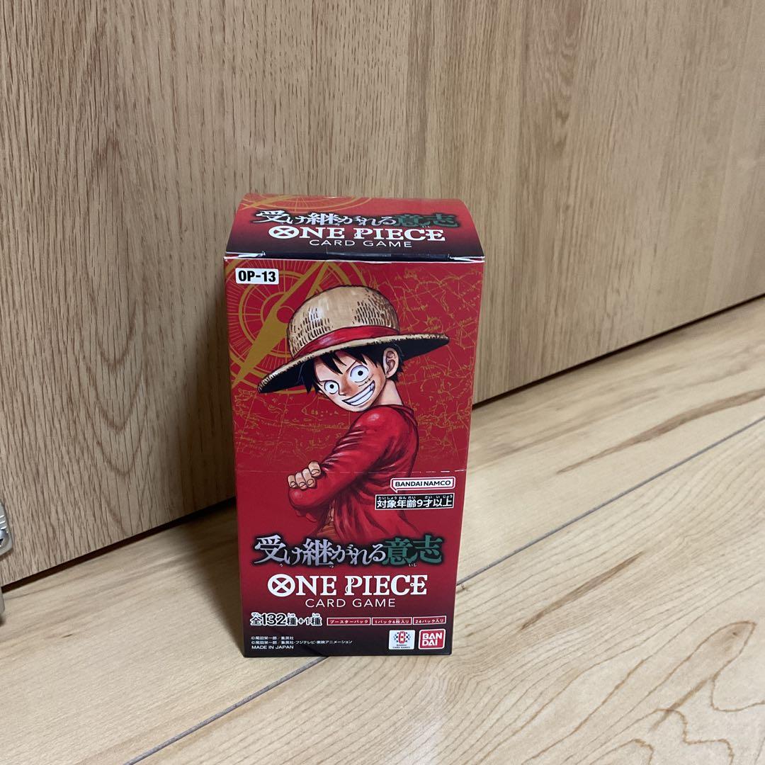 ワンピースカード　受け継がれる意思　1BOX テープカット