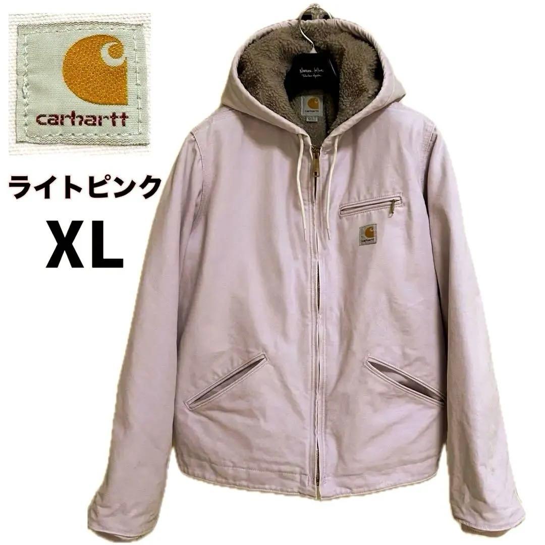カーハート シエラ ジャケット ライトピンク 希少 フード メキシコ製 XL