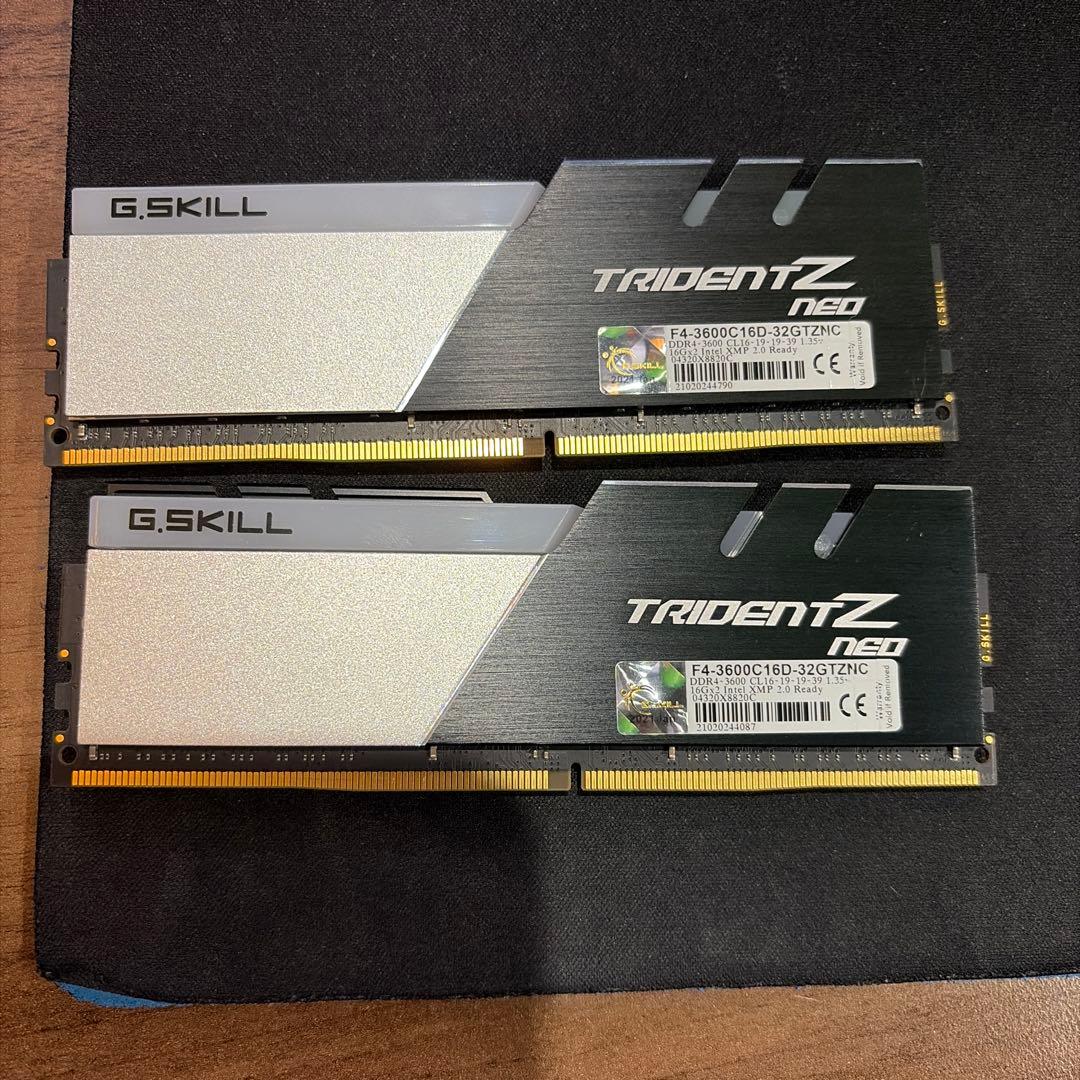 メモリー G.SKILL TRIDENT Z NEO 32GB DDR4 3600MHz