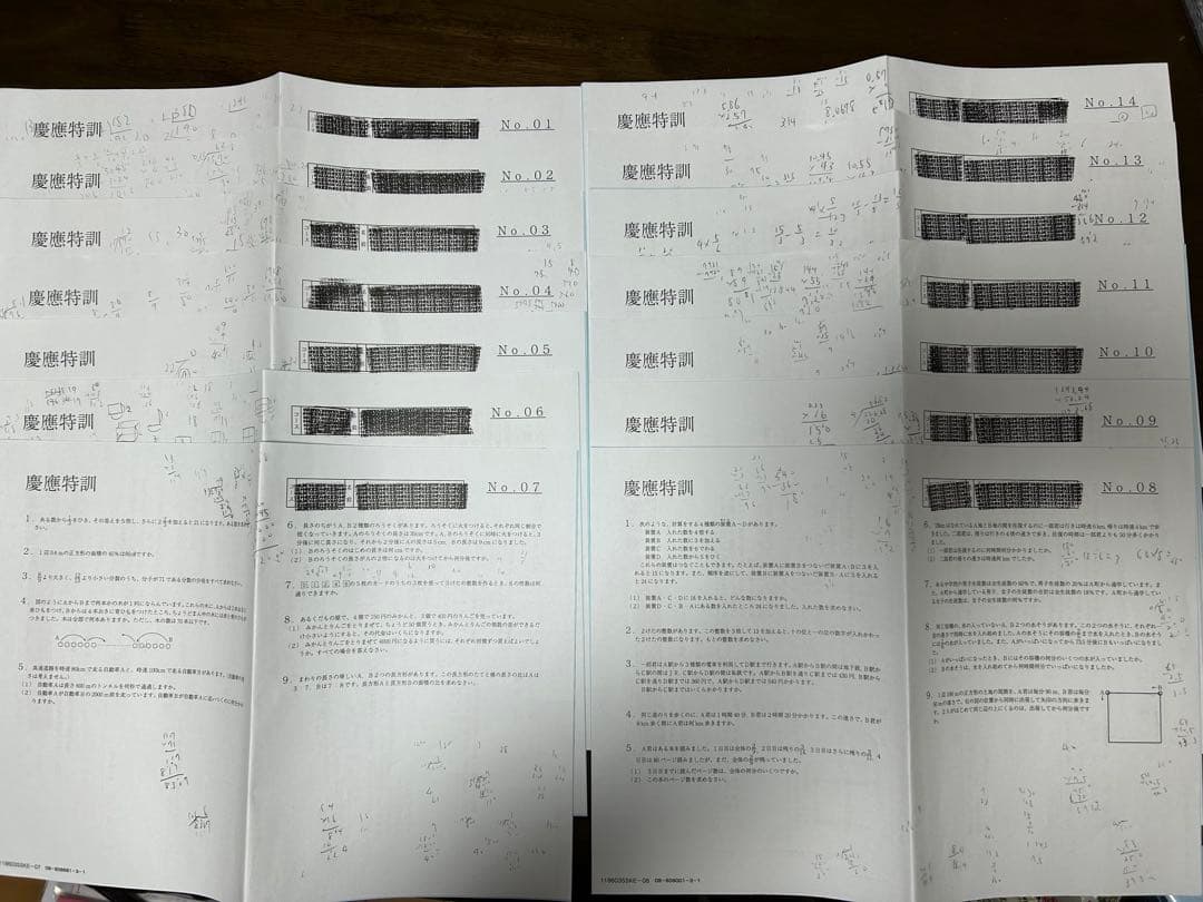 【pinayan】サピックス 慶應普通部対策　 算数SSKF 慶應特訓等