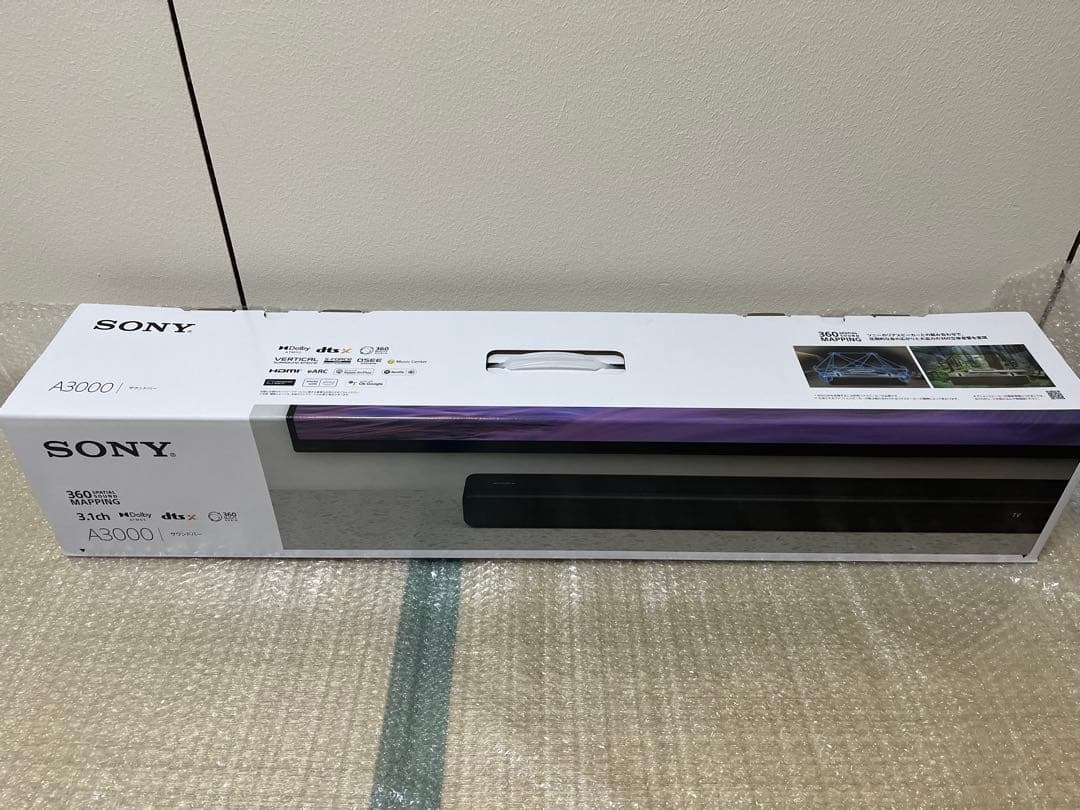［新品未開封］SONY HT-A3000 サウンドバー 3.1ch