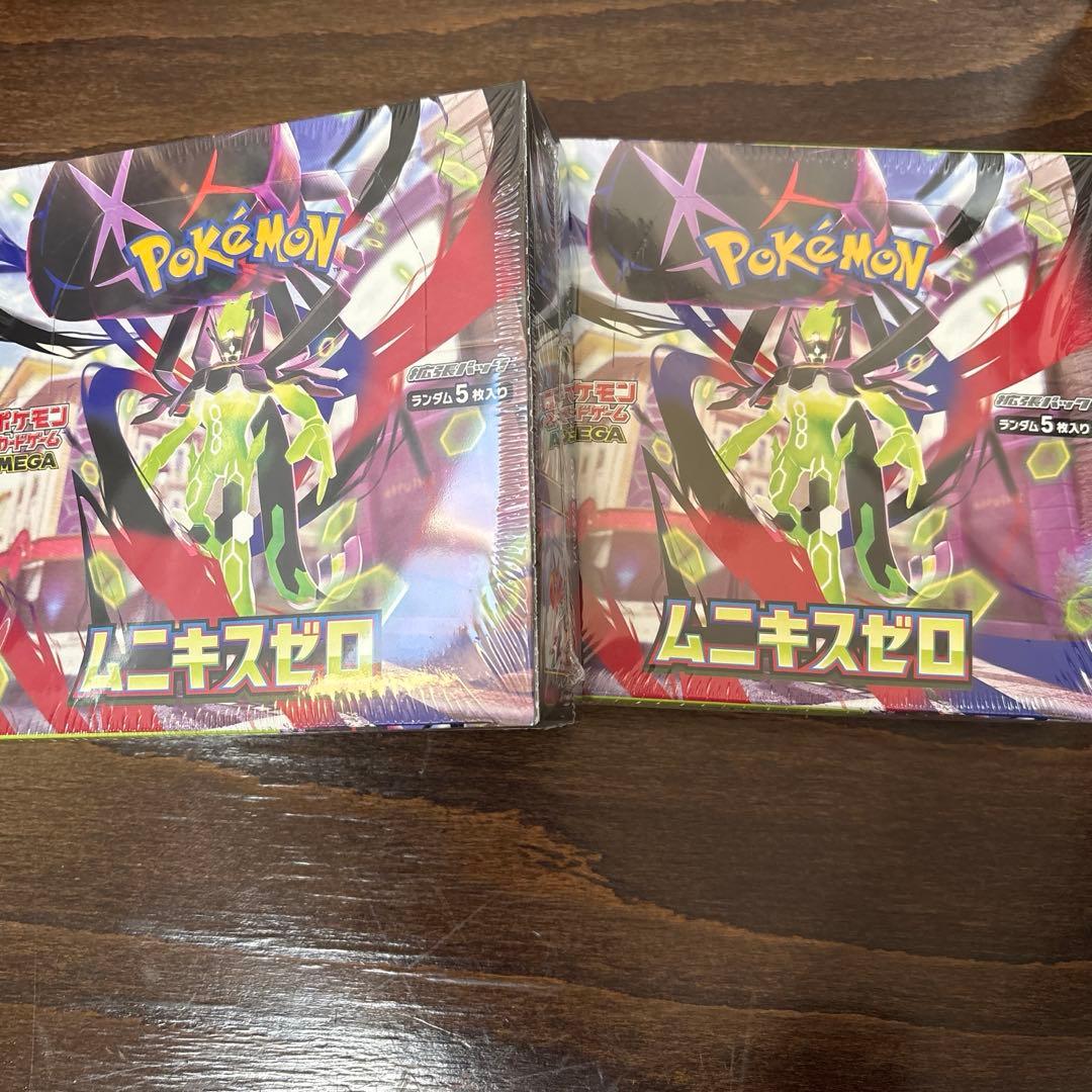 【シュリンク付き・即発送】ポケモンカード　ムニキスゼロ　2box