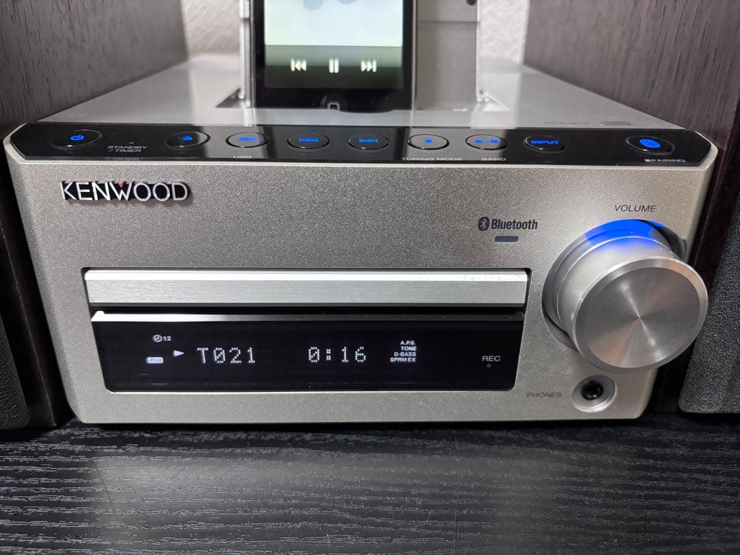 KENWOOD R-K531 CDコンポ Bluetooth対応 リモコン付き
