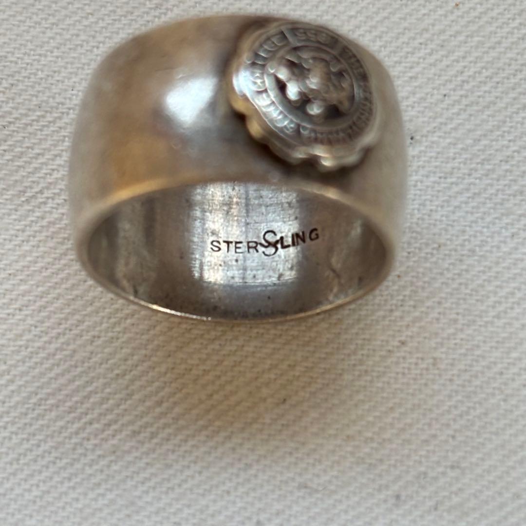 40s 50s カレッジリング リング ビンテージ 指輪 ペンシルベニア 古着