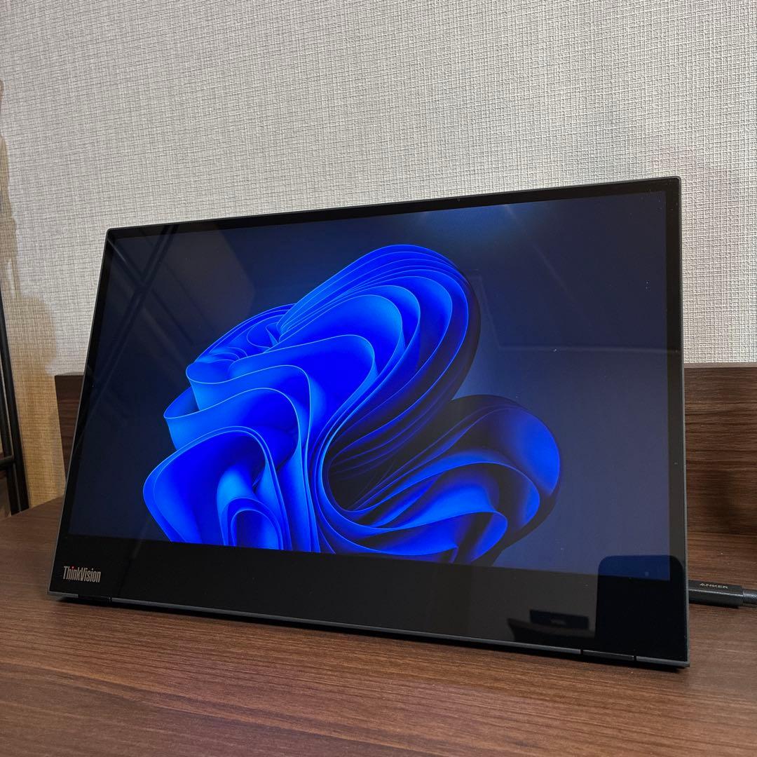 の*む様 ThinkVision M14t フラットパネルモニター 　モバイルモ