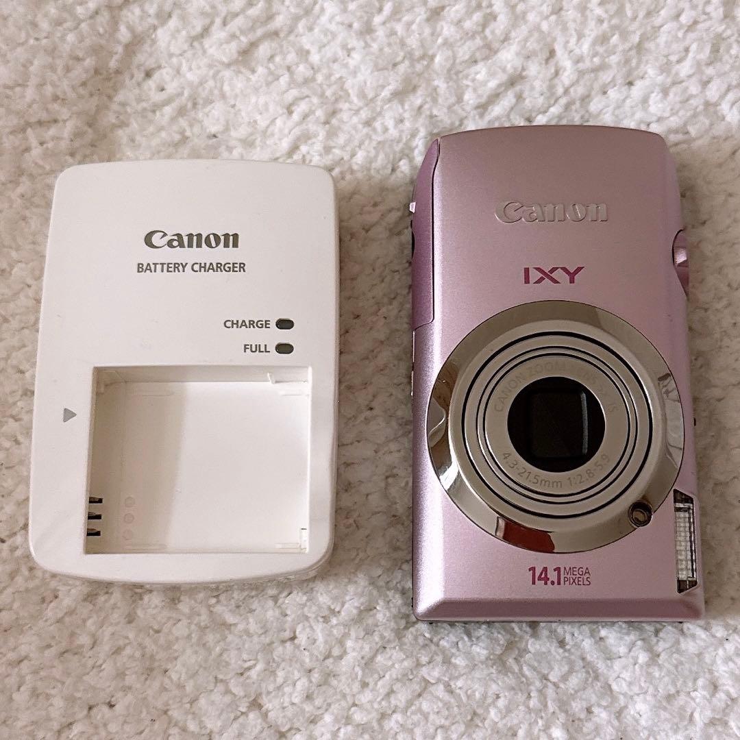 Canon IXY 10S ピンク コンパクトデジタルカメラ 充電器付き