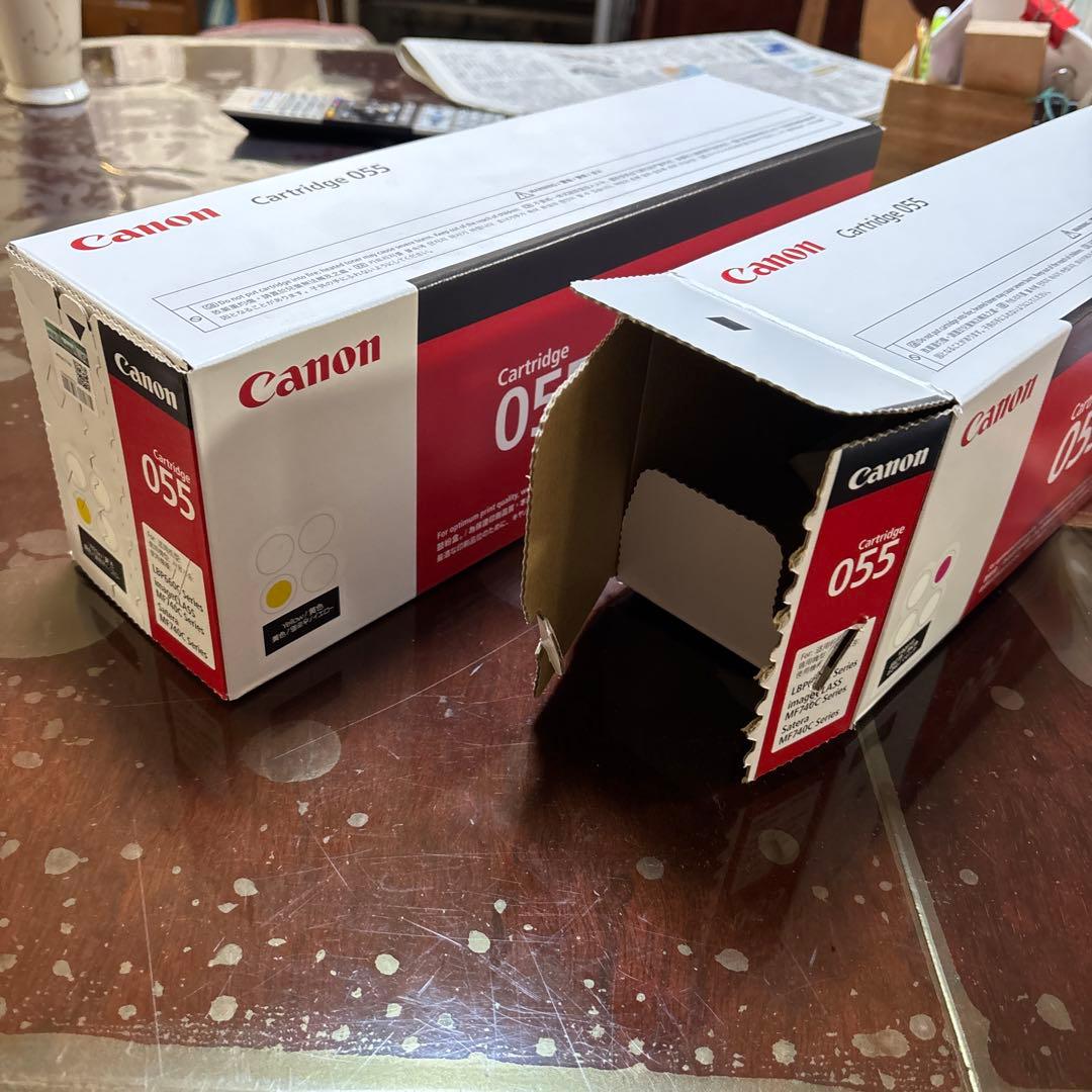 Canonトナー055 イエロー、マゼンタ