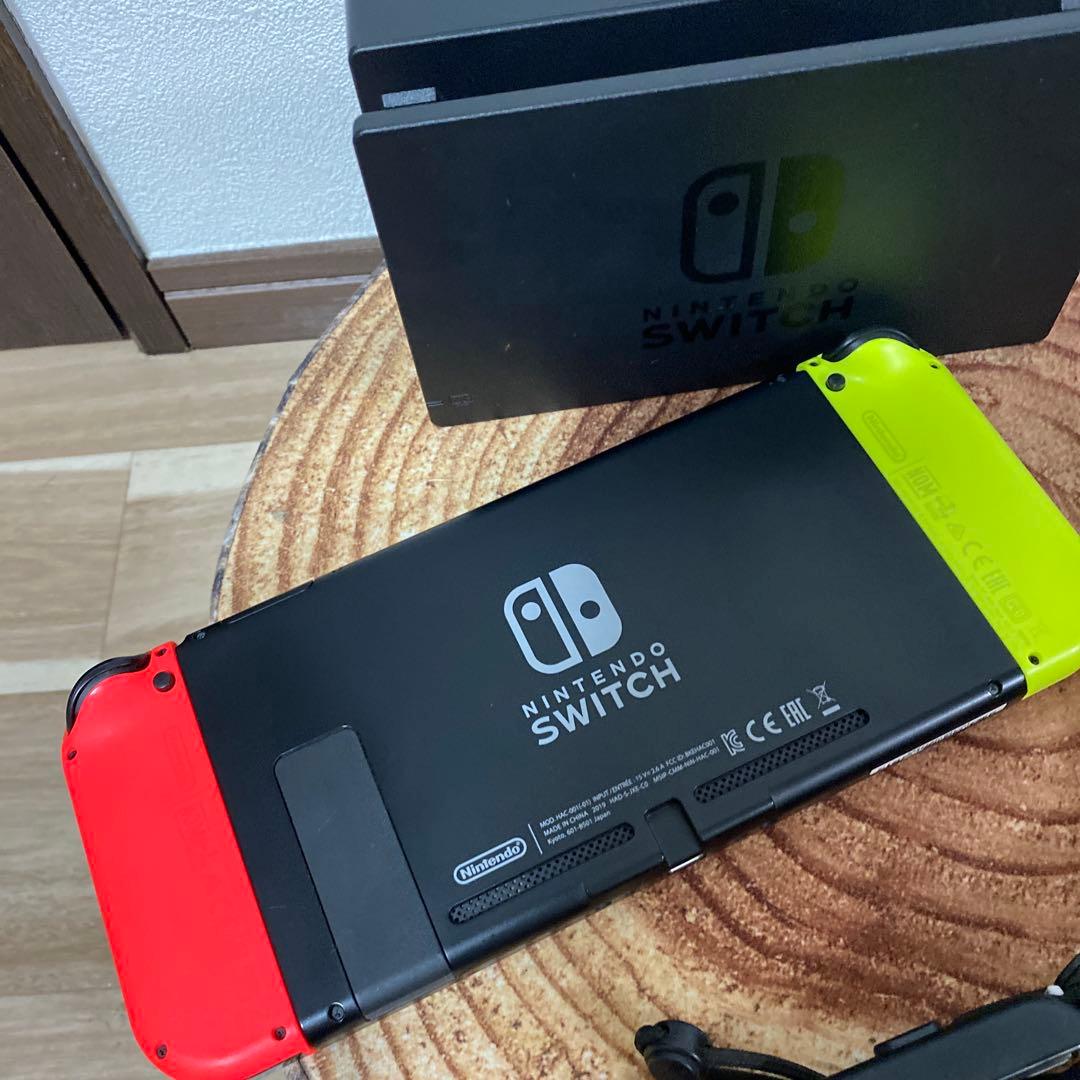 Nintendo Switch ニンテンドースイッチ本体　YEL/RED 箱無し