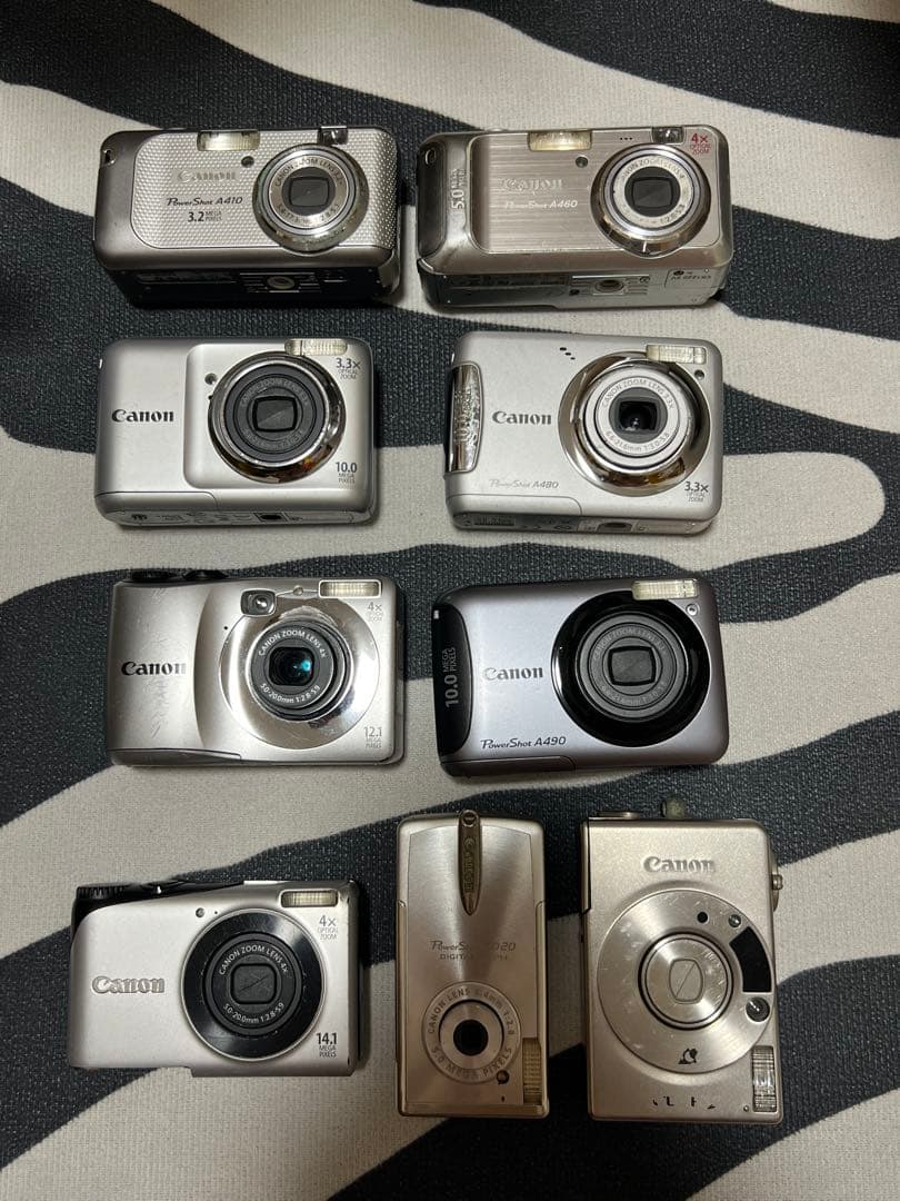 Canon キャノン　デジタルカメラ　9台　動作未確認　ジャンク　修理用