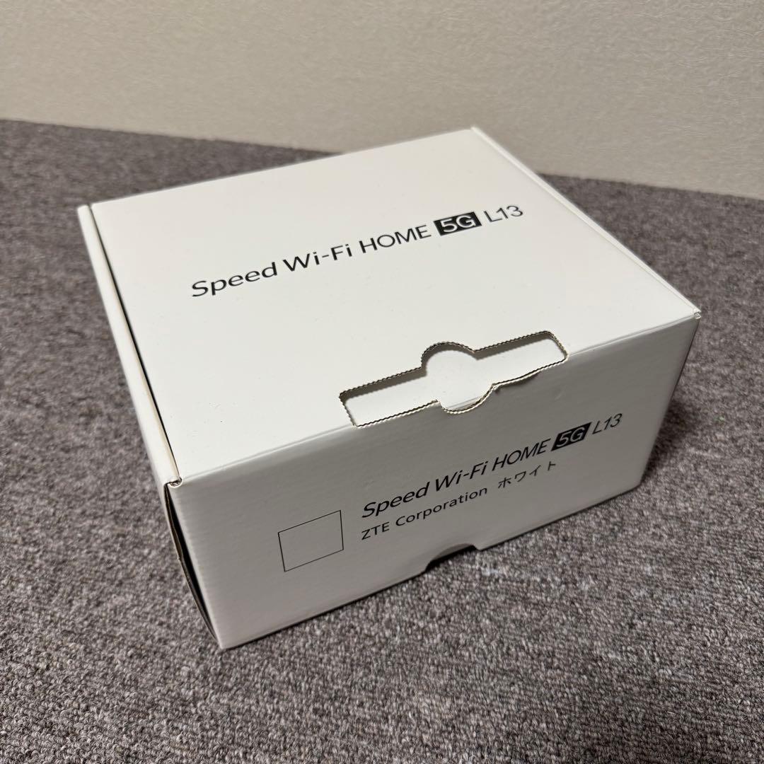 【新品】ZTE Speed Wi-Fi  5G L13 本体