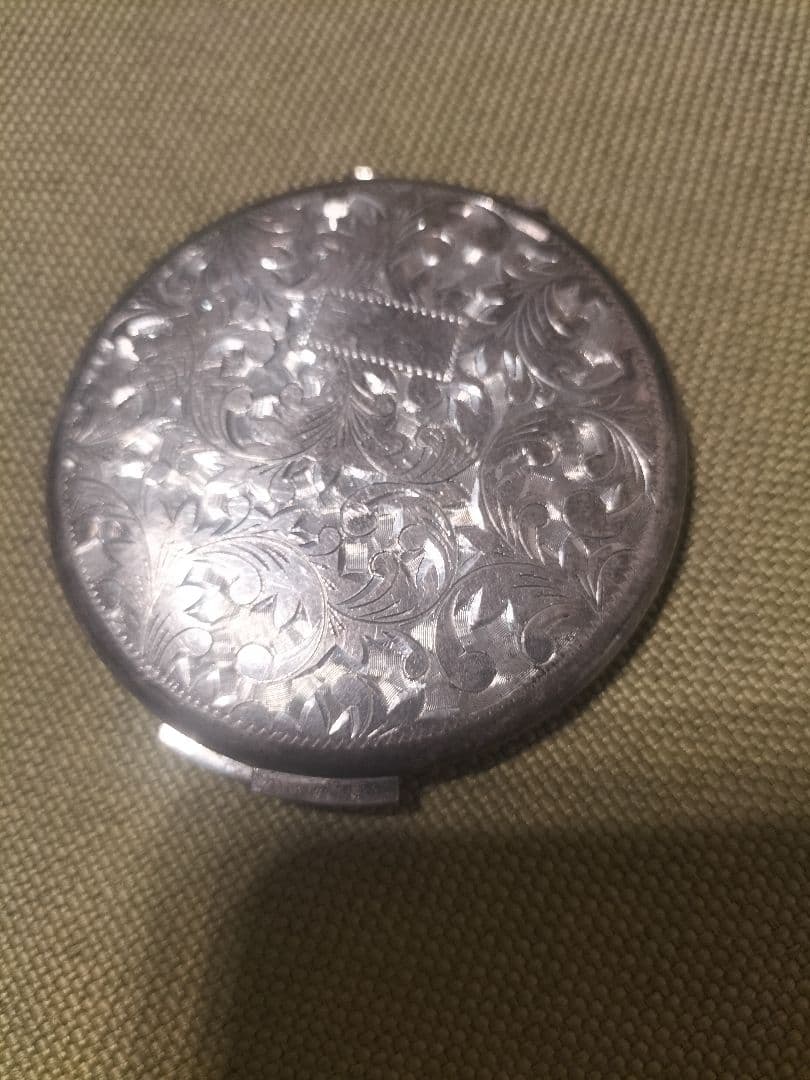 ヴィンテージ　純銀　コンパクト