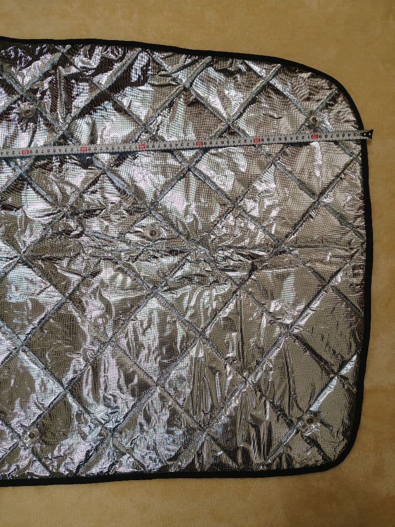 カムロード Aizu マルチシェード・シルバー/グレー フロント3枚セット