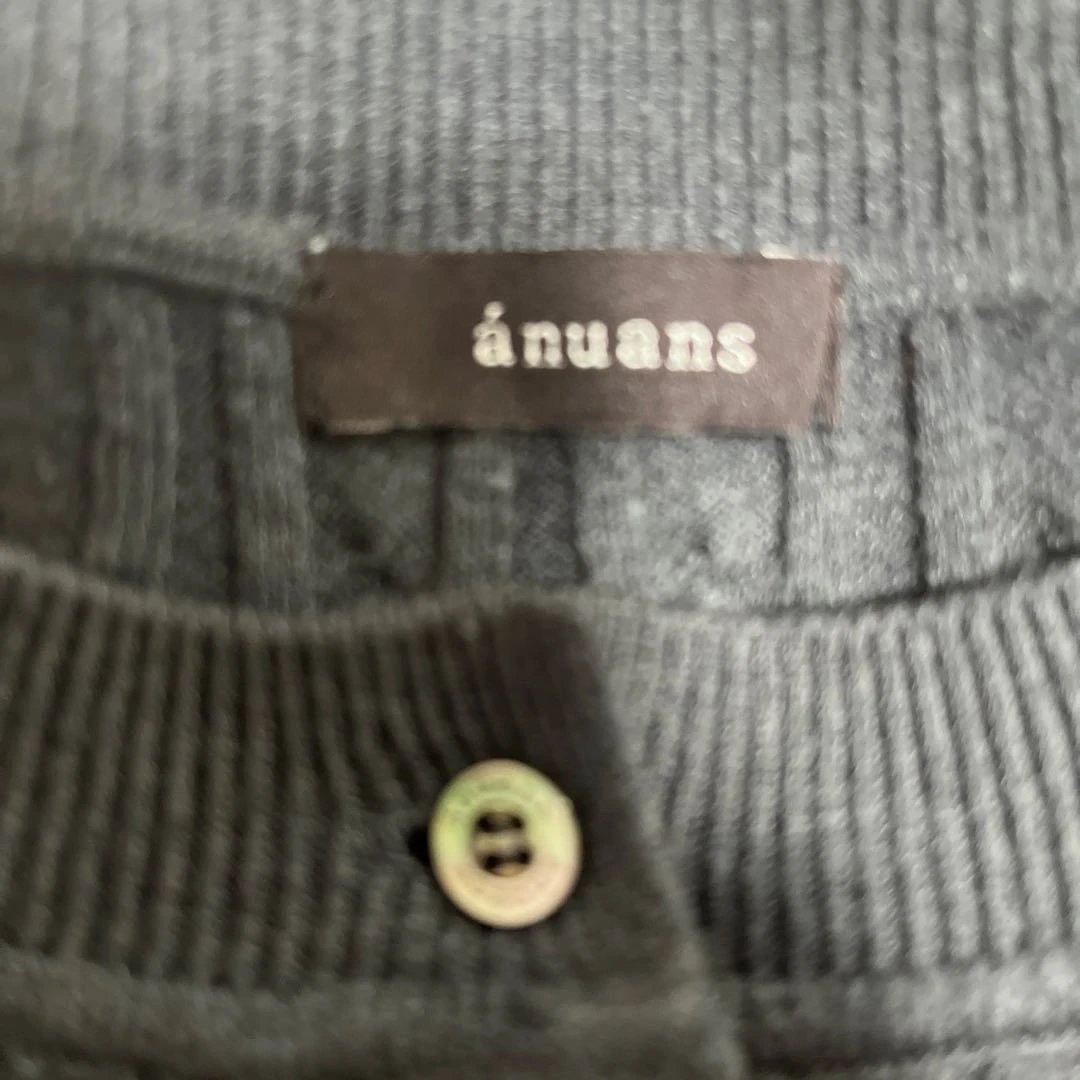 anuans リトルケーブルニットカーデガン