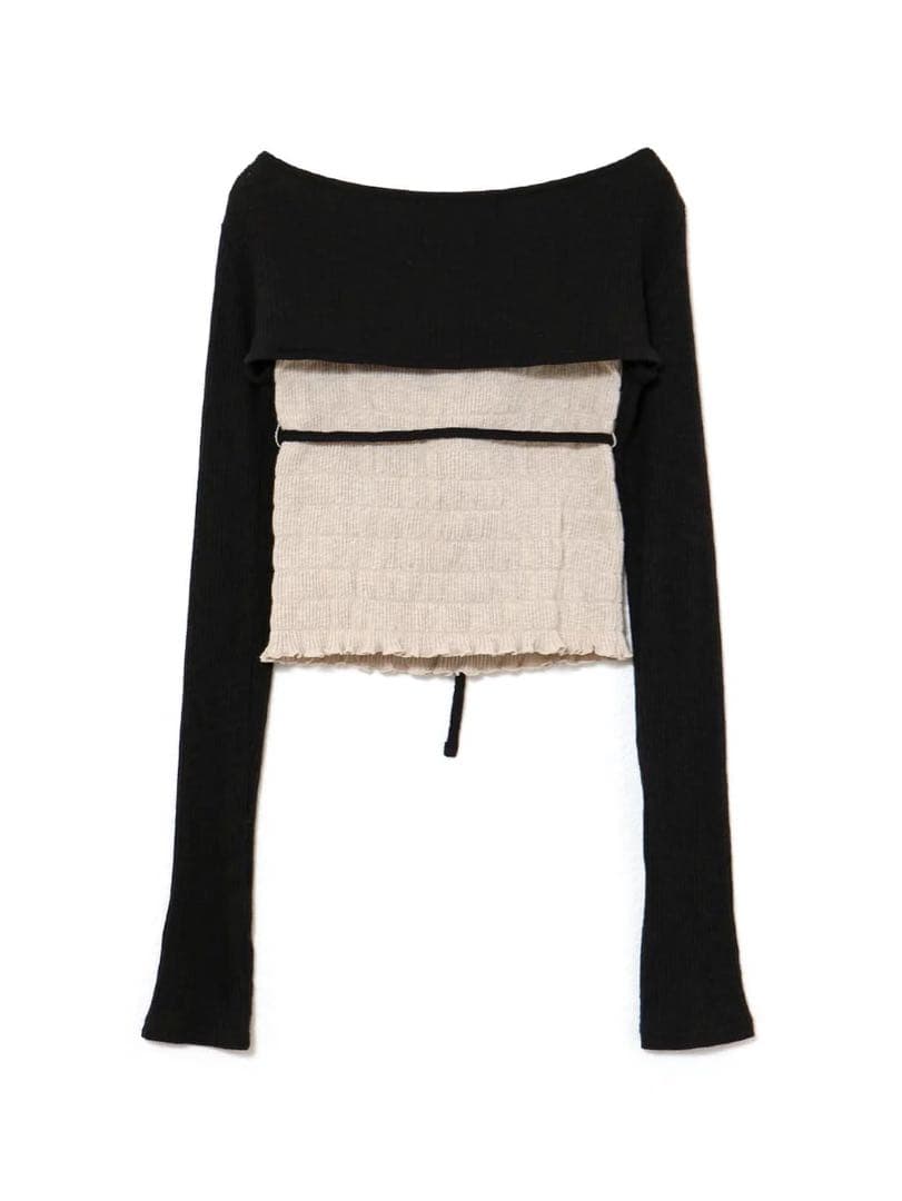 【公式SOLD】andmary アンドマリー　Mei shirring tops