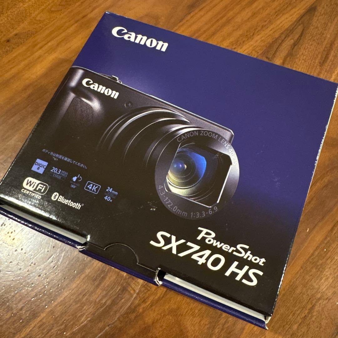 【美品】Canon PowerShot SX740 HS（シルバー）