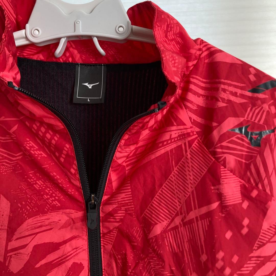 Mizuno ブレスサーモ　上(L)下(XL) レッド