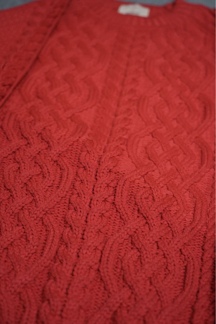 kota gushiken アランニット レッド サイズ2 24aw