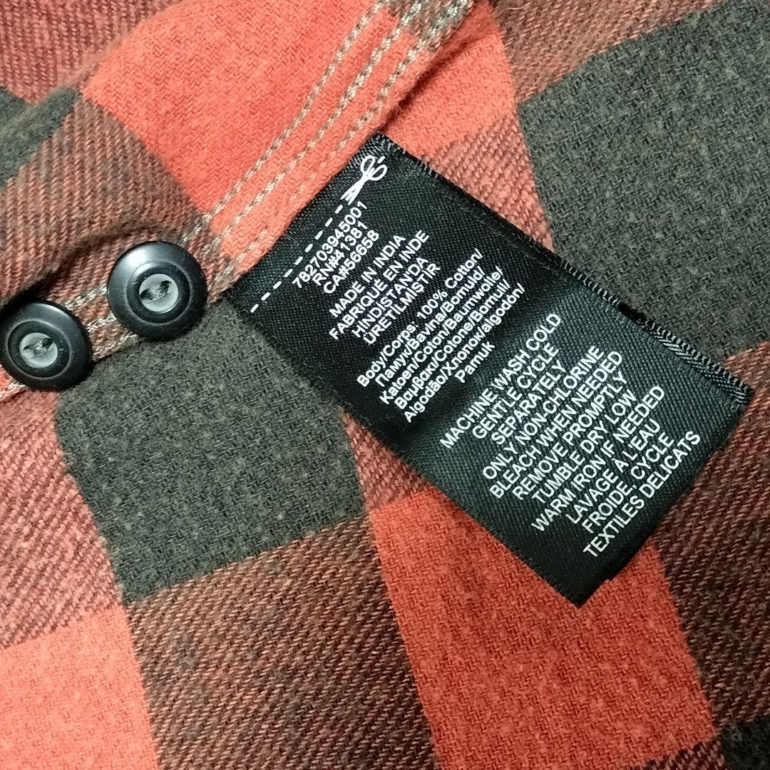 希少XSベッカム着用RRLダブルアールエル バッファローチェック ネルシャツ