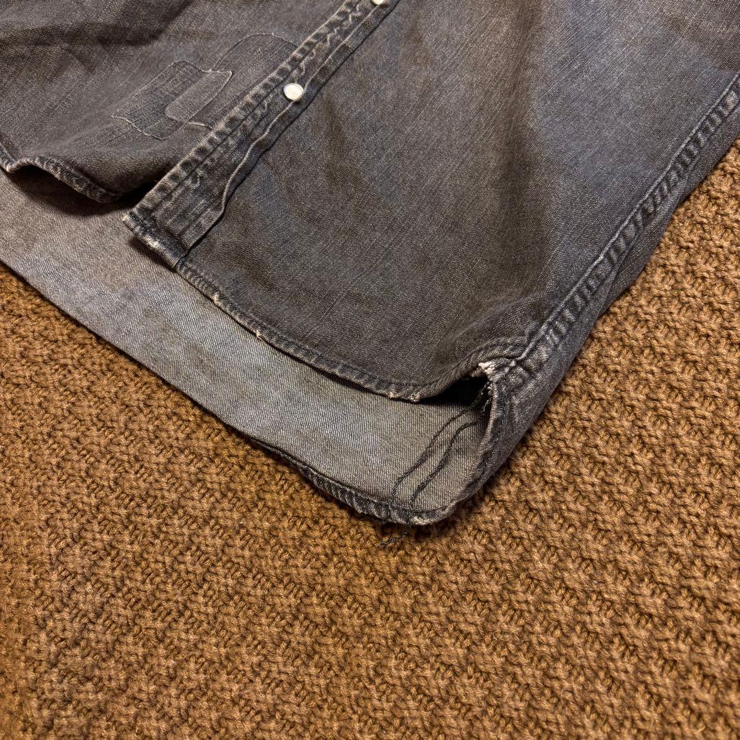 【希少】REMI RELIEF レミレリーフ ウエスタンシャツ　デニムシャツ