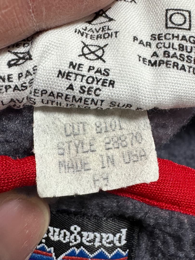 89年 USA製 パタゴニア ストレッチ シンチラ ネックゲーター