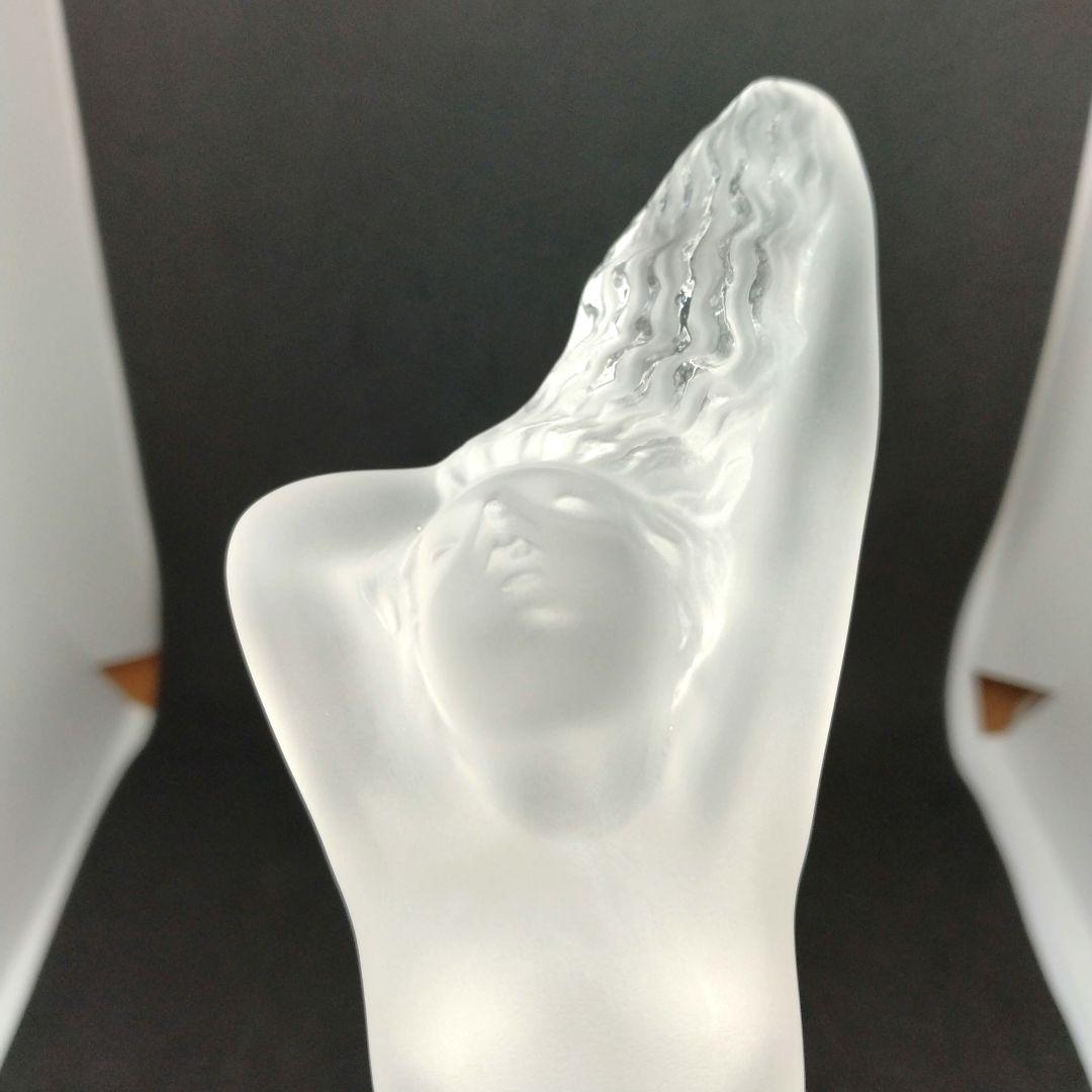 新品LALIQUEラリック裸婦像クリシスラジエターキャップカーマスコットバカラ