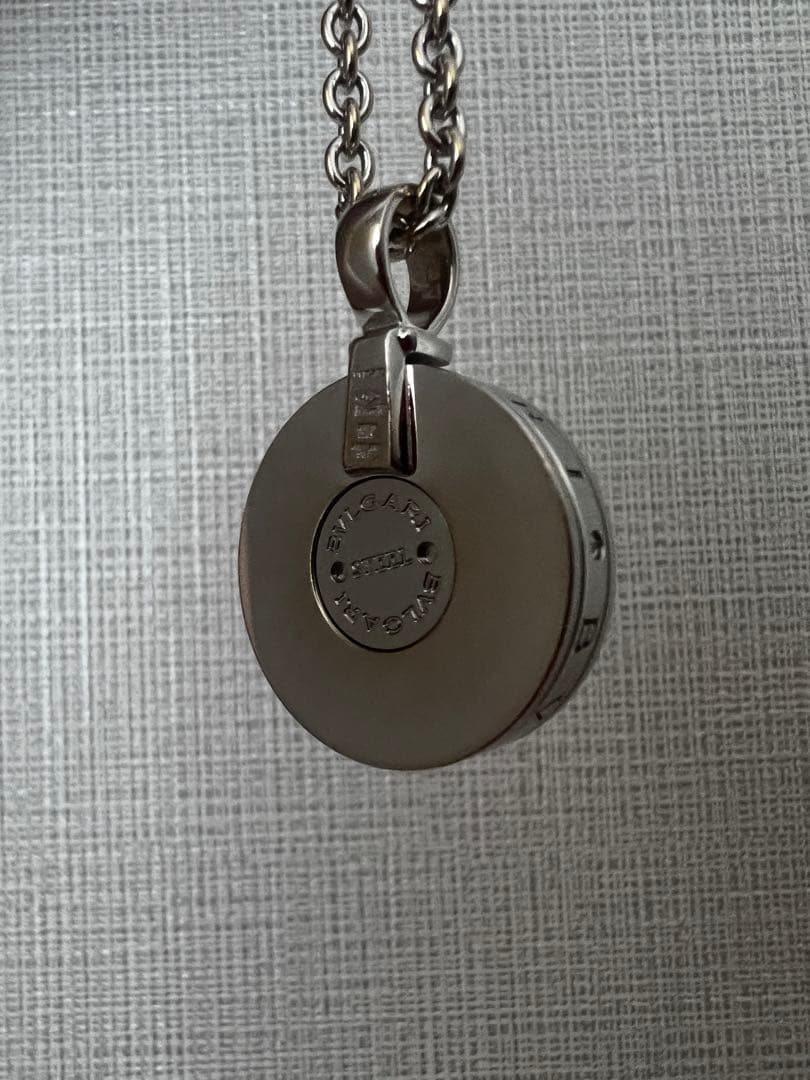 BVLGARI アレグラオプティカル オニキス・ダイヤ ペンダントネックレス