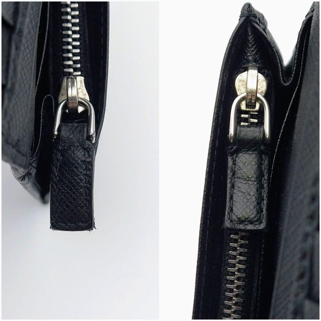 PRADA プラダ サフィアーノ 長財布 札入れ カード入れ 黒 トライアングル