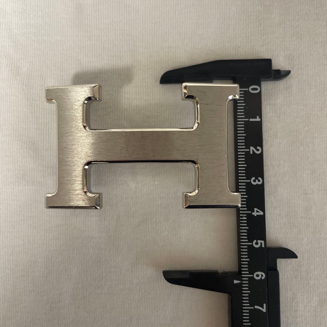 エルメスベルトバックルのみ《H》 シルバー中古32mmシルバー