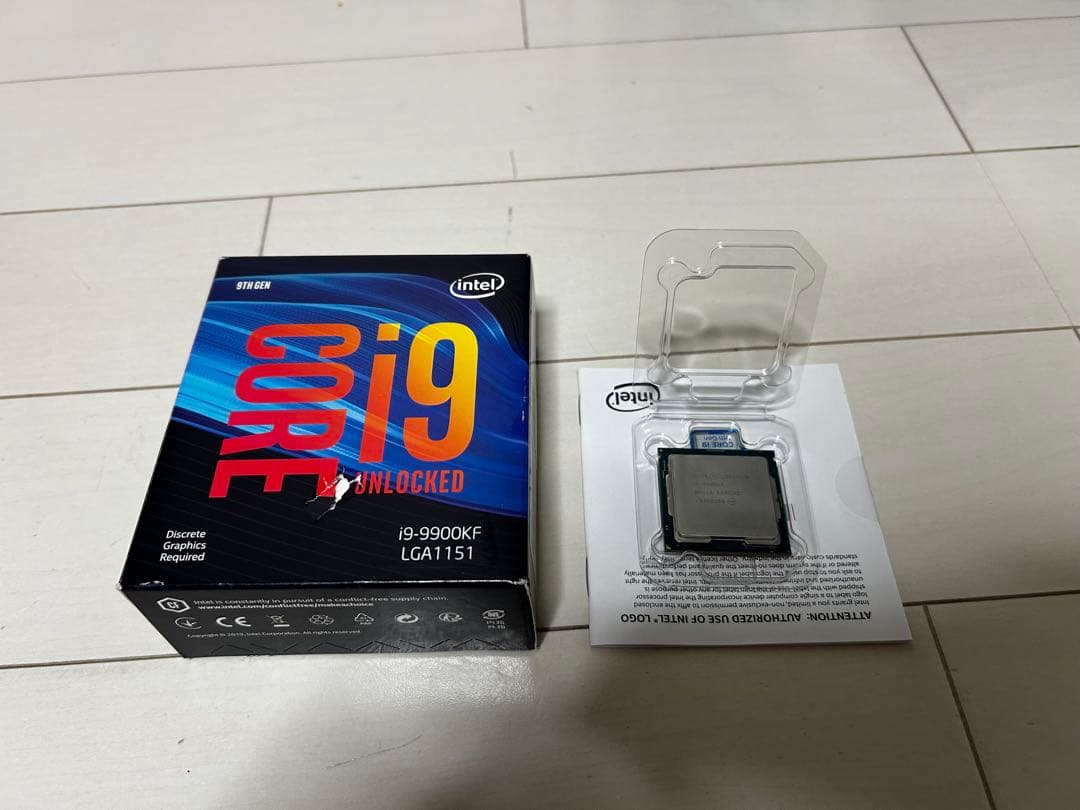Intel Core i9-9900KF 中古　動作確認済み