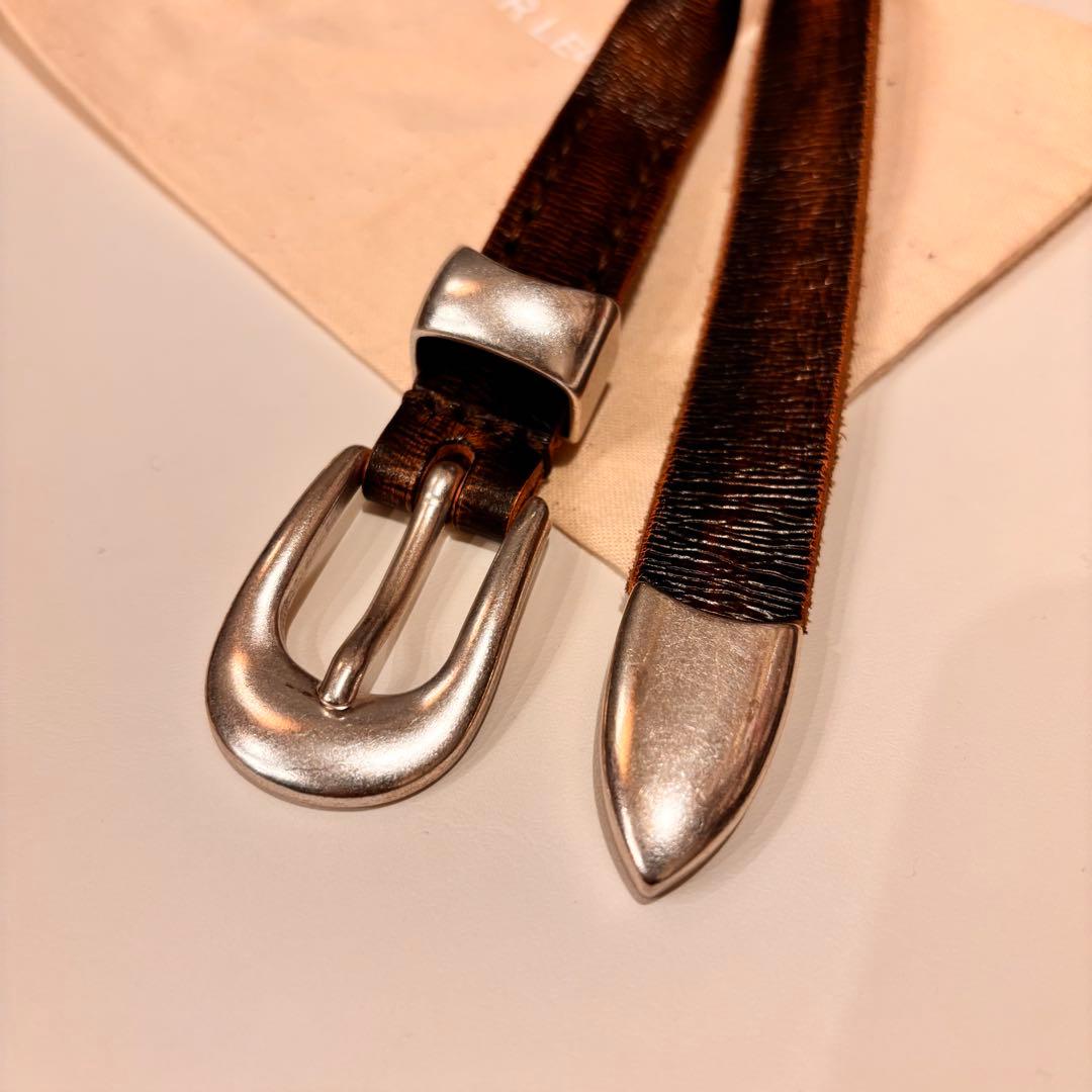 小物 OUR LEGACY 2CM BRAIDED BELT 90