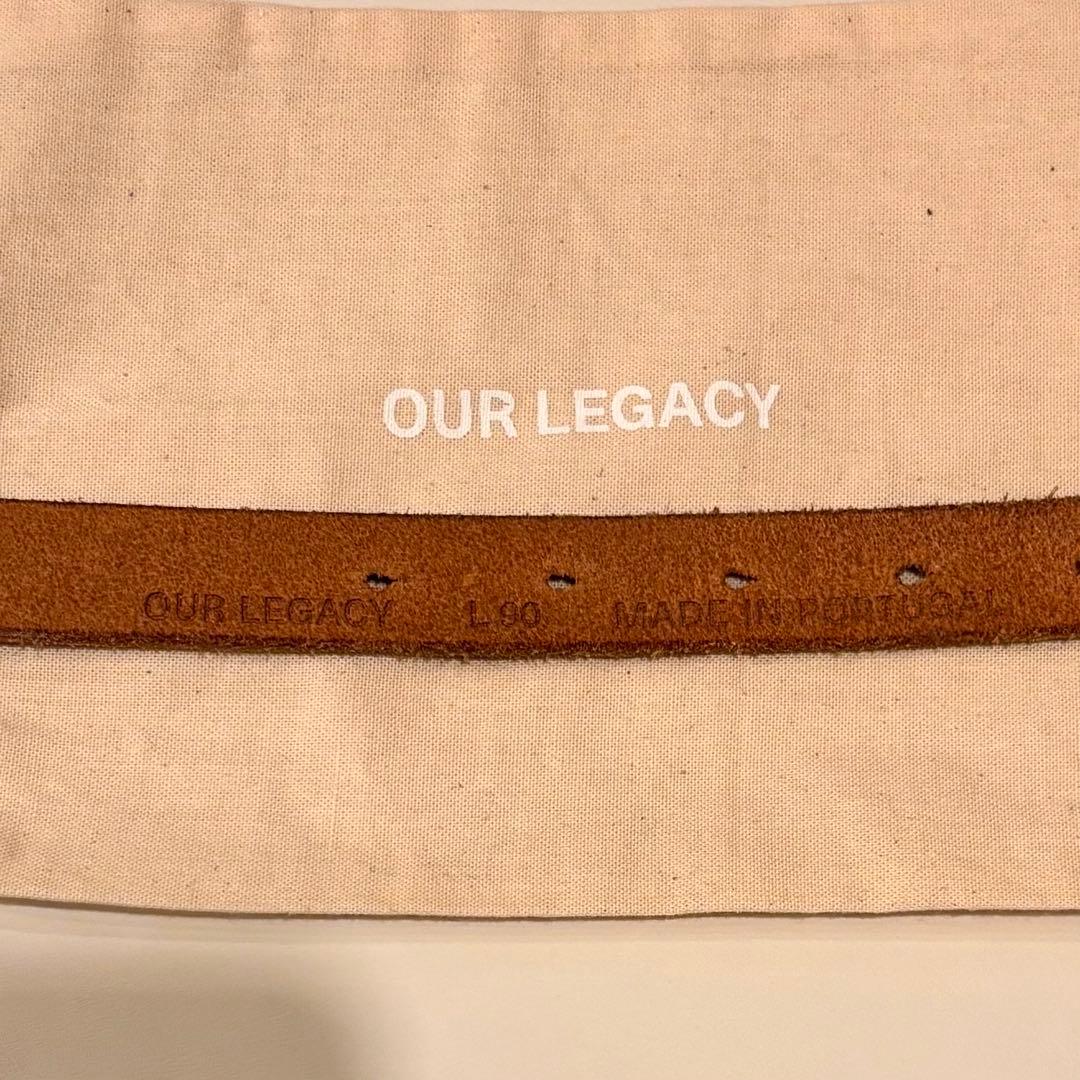 小物 OUR LEGACY 2CM BRAIDED BELT 90