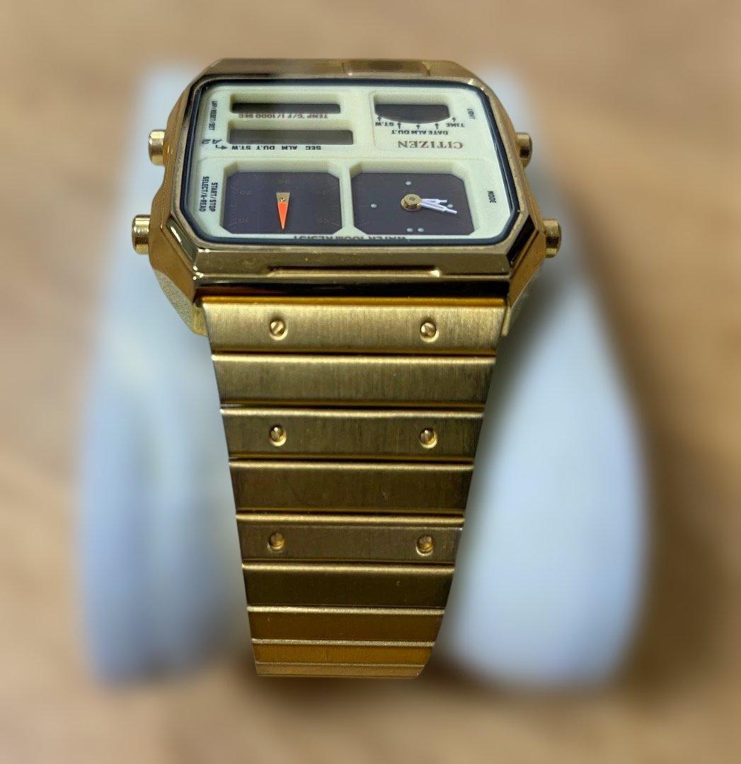 CITIZEN ANA-DIGI TEMP ゴールド 美品