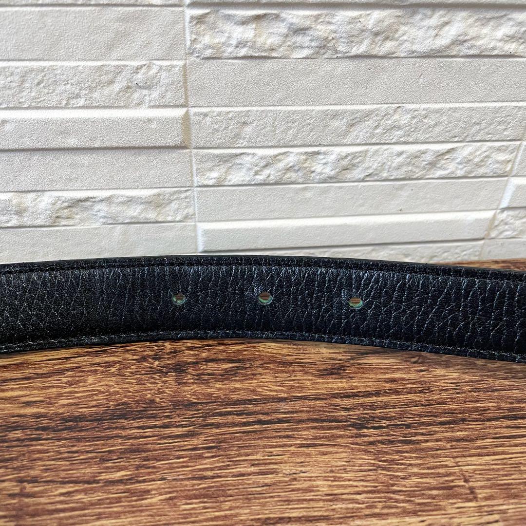 良品 エルメス レザー シェーヌ ダンクル ゴールド 金具 バックル ベルト.