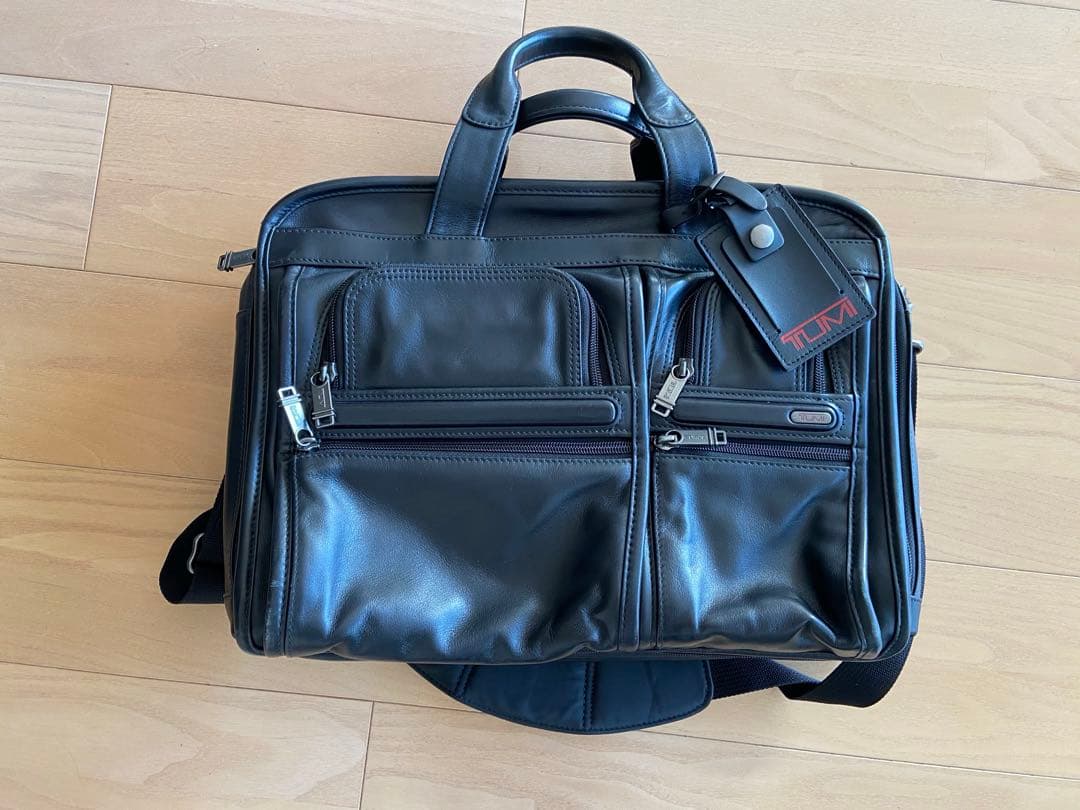 TUMI オールレザー　2way ビジネスバッグ
