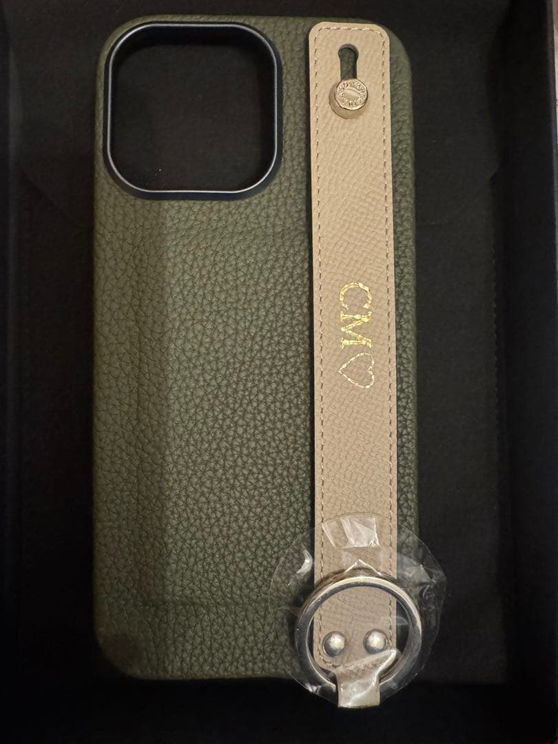 Bonaventura オリーブグリーン 16promax iPhoneケース