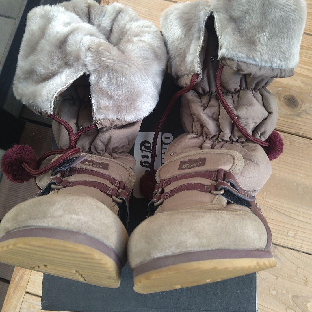 【試着のみ】Onitsuka Tiger ブラウン ムートンブーツ