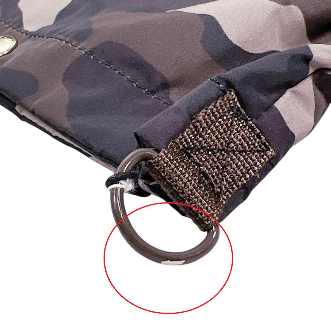 マッキントッシュ ポーター カモフラ 2WAYバケツバッグ 茶 黒 タンカー訳有