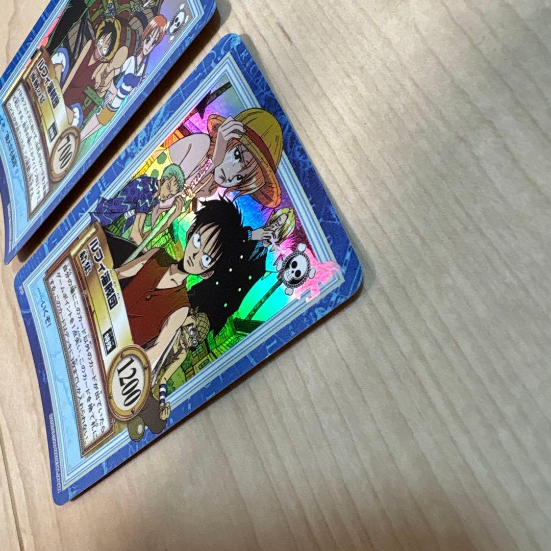 ワンピース カードダス　ハイパーバトル　ルフィ海賊団　2枚セット