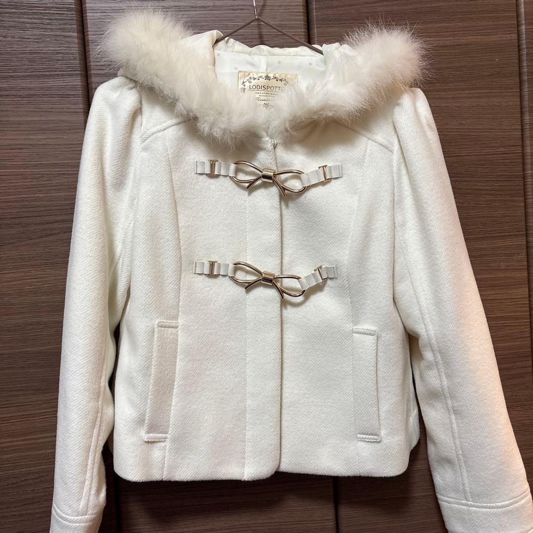 LODISPOTTO ホワイト ダッフルコート