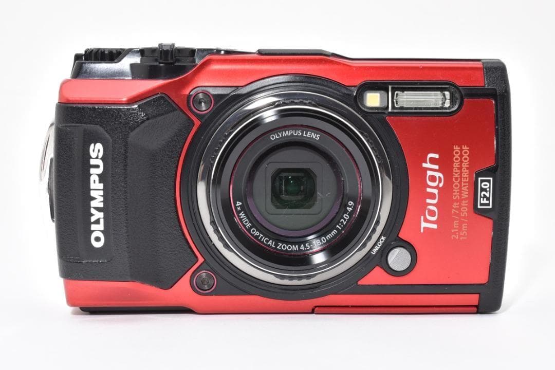オリンパス　OLYMPUS Tough TG-5 レッド ≪専用ケース・元箱付≫