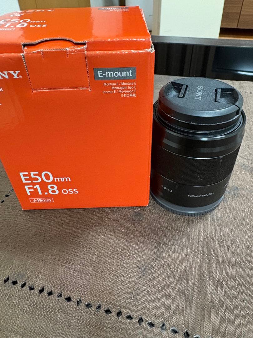 SONY E50mm F1.8 OSS レンズ K&F可変NDフィルターセット