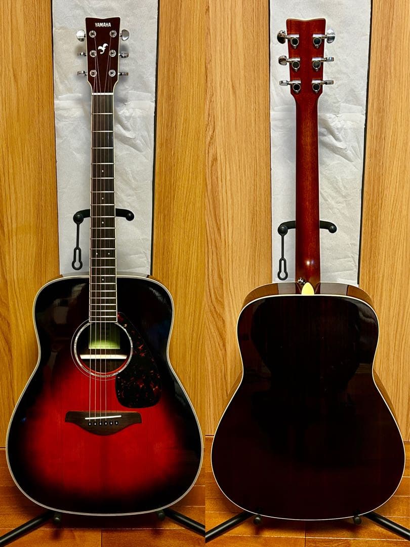 すぐ使える超美品 YAMAHA FG-830TBS トップ単板 低弦高調整済み