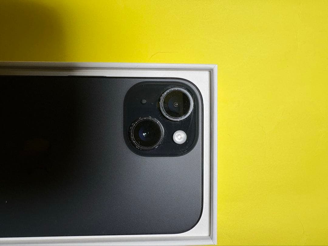 【美品！初期化済！】iPhone 15 128GB ブラック SIMフリー